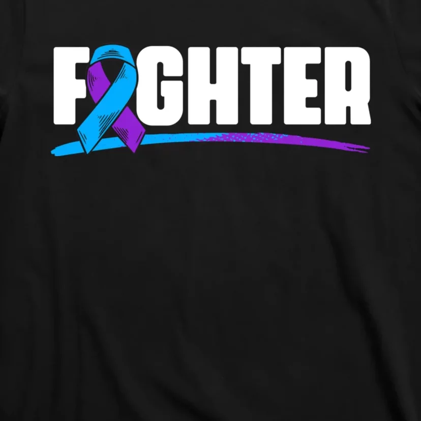 Fighter Ribbon Rheumatoid Arthritis Awareness T-Shirt