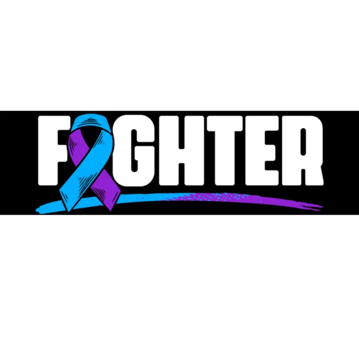 Fighter Ribbon Rheumatoid Arthritis Awareness Bumper Sticker