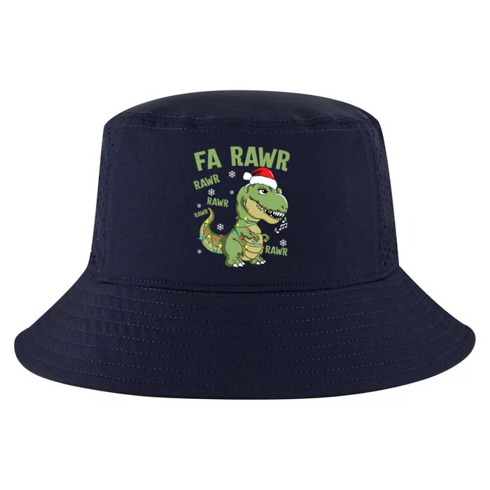 Fa Ra Ra Rawr Santa Hat T Rex Dinosaur Family Christmas Gift Cool Comfort Performance Bucket Hat