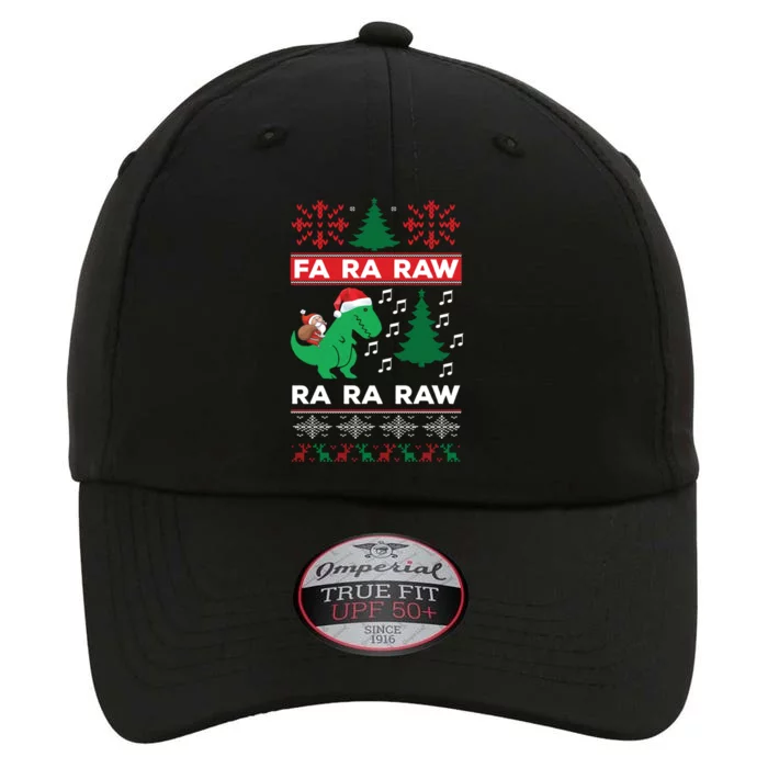 Fa Ra Rawr Funny Trex Dinosaur Christmas Cool Gift The Original Performance Cap