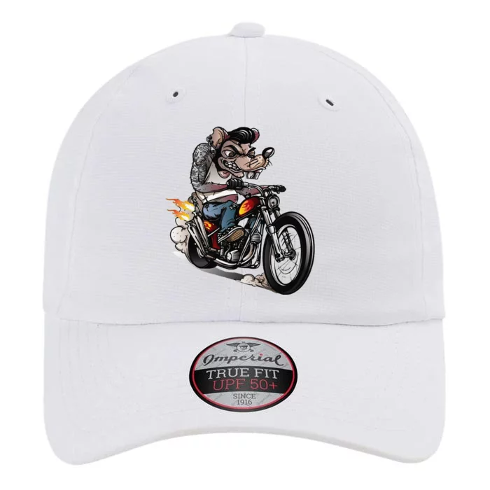 Funny Rockabilly Rats Riding A Bike The Original Performance Cap