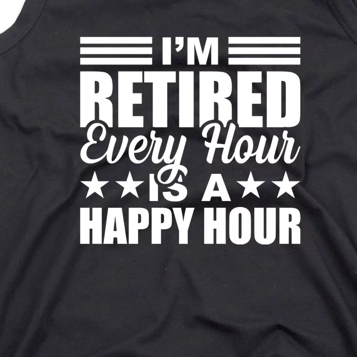 Funny Retired Retirement Tank Top