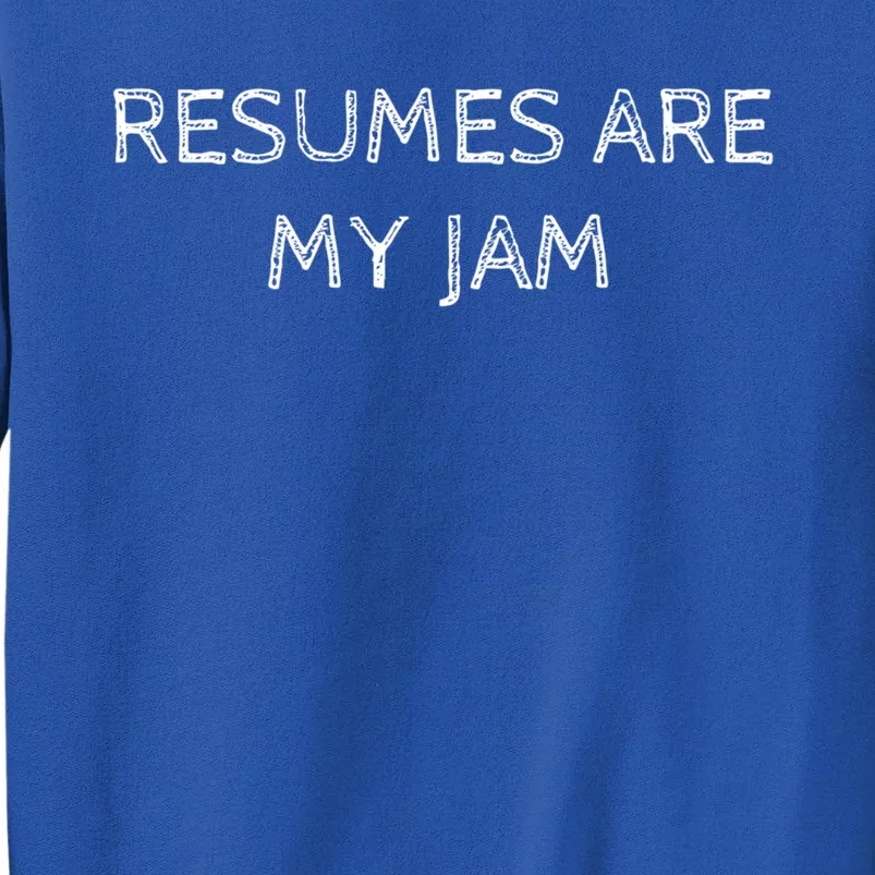 Funny Recruiting Resumes Are My Jam Recruiter Meaningful Gift Sweatshirt