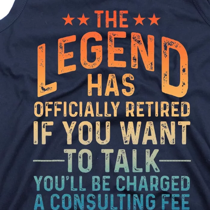 Funny Retired Retirement Tank Top