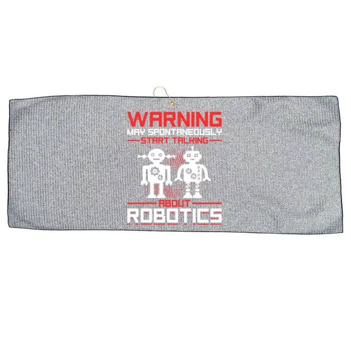 Funny Robot Robotics Robots Gift Large Microfiber Waffle Golf Towel