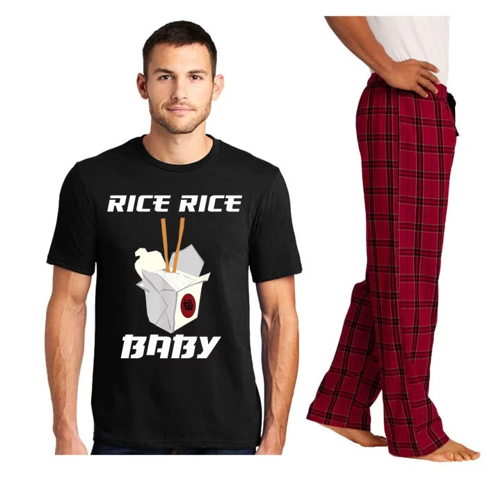 Funny Rice Rice Baby Gift Funny Cool Chinese Asian Food Gift Pajama Set