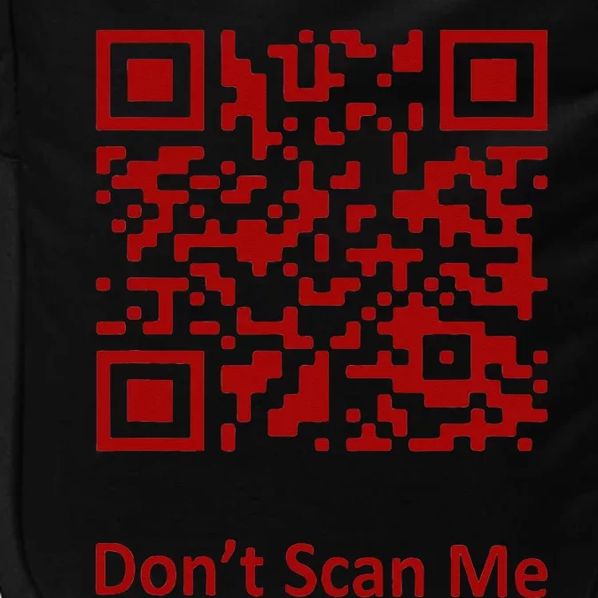 Funny Rick Roll Meme QR Code Scan for Laughs and Fun Impact Tech Backpack