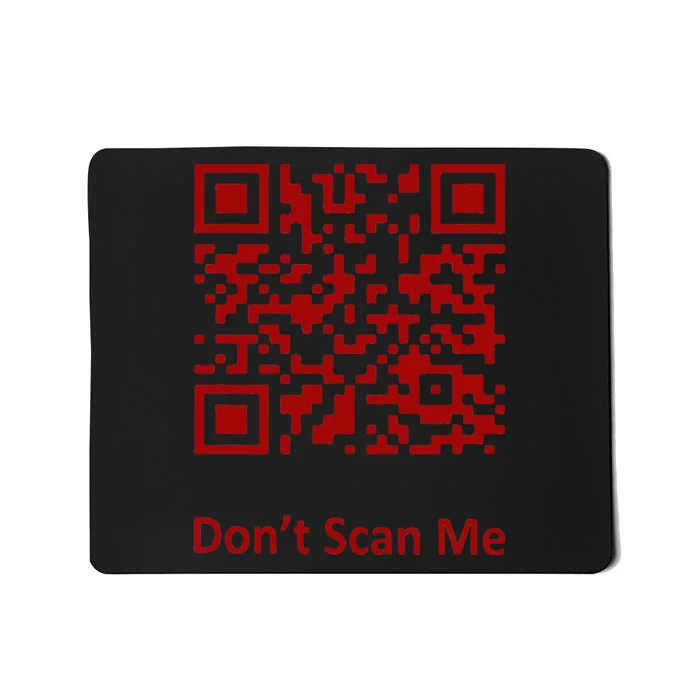 Funny Rick Roll Meme QR Code Scan for Laughs and Fun Mousepad