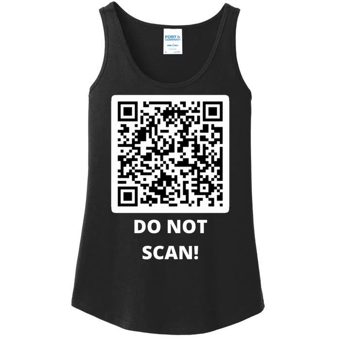 Funny Rick Roll Meme QR Code Do Not Scan Design Kids T-Shirt