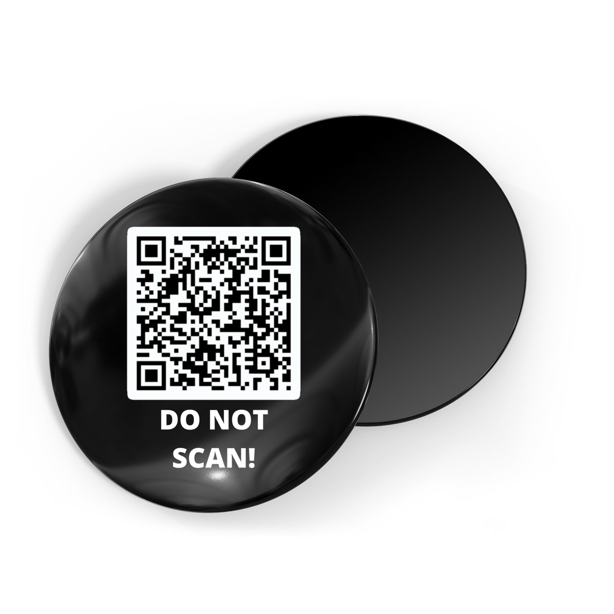 Rick Roll QR Code - Scan For Free Drinks - Rick Astley - Magnet