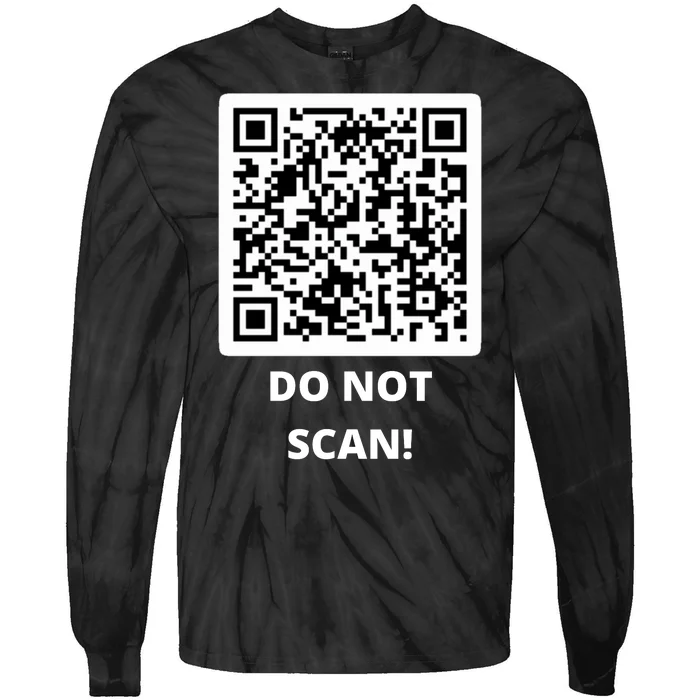 Funny Rick Roll Meme QR Code Do Not Scan Design Kids T-Shirt