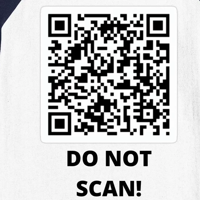 Funny Rick Roll Meme QR Code Do Not Scan Design Kids T-Shirt