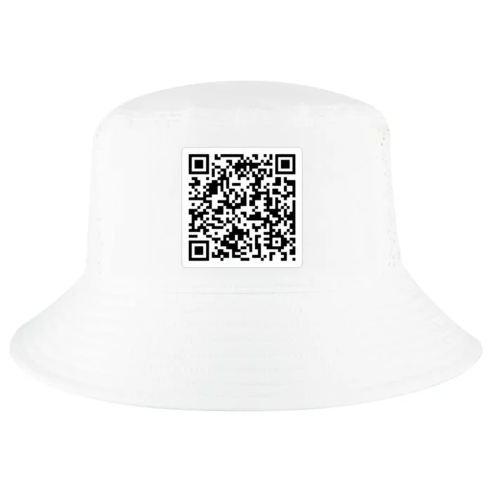 Funny 'Rick Roll QR' Code Scan Prank Meme Design Cool Comfort Performance Bucket Hat