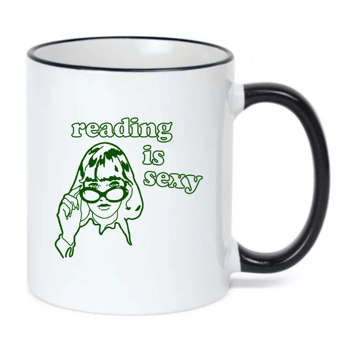 Funny Rory Reading Is Sexy Black Color Changing Mug