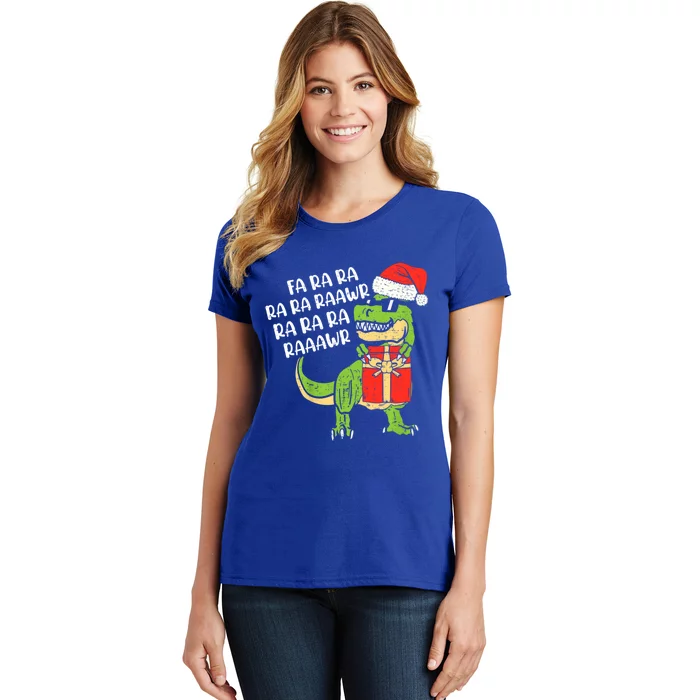 Fa Ra Rawr Tree Rex Toddle Dinosaur Christmas Meaningful Gift Women's T-Shirt