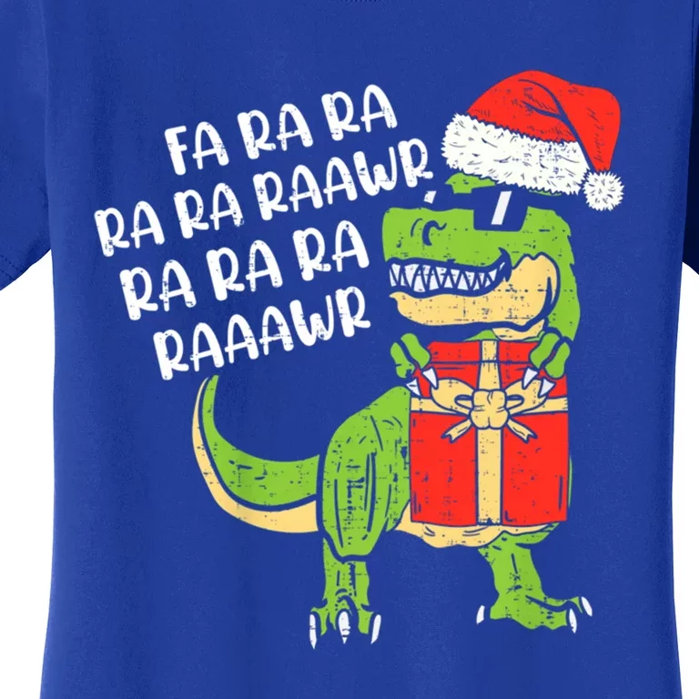 Fa Ra Rawr Tree Rex Toddle Dinosaur Christmas Meaningful Gift Women's T-Shirt