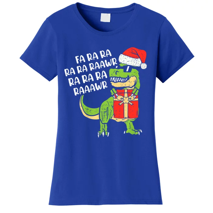 Fa Ra Rawr Tree Rex Toddle Dinosaur Christmas Meaningful Gift Women's T-Shirt