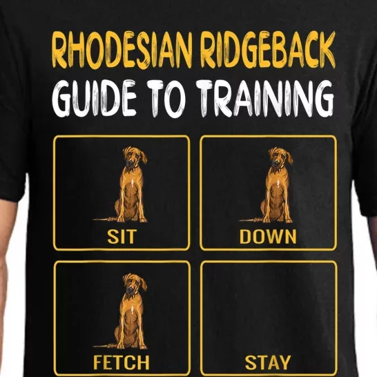 Funny Rhodesian Ridgeback Guide To Training Dog Obedience Pajama Set