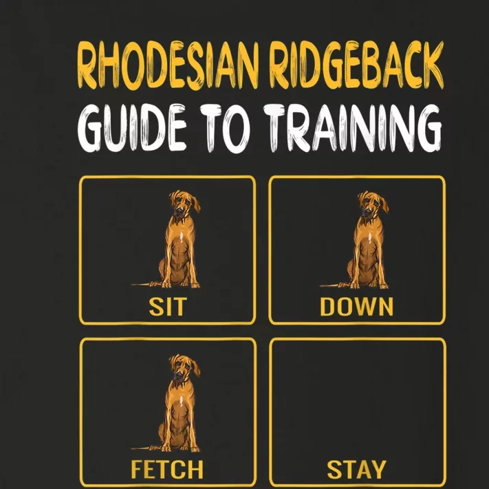 Funny Rhodesian Ridgeback Guide To Training Dog Obedience Toddler Long Sleeve Shirt