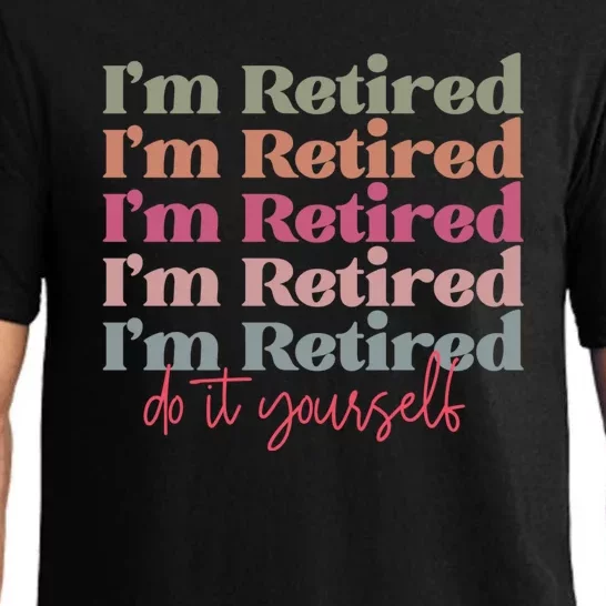 Funny Retired Retirement Gift Pajama Set