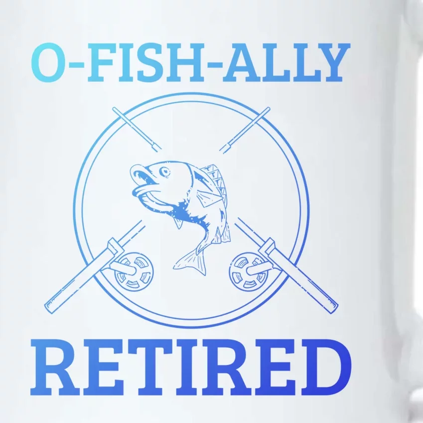 Fishing Retiret Retired Fisher Grandpa Great Gift Black Color Changing Mug