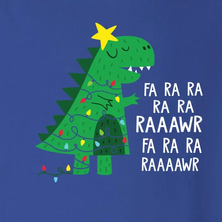 Fa Ra Ra Rawr Tree Rex Funny Merry Christmas Dinosaur Gift Toddler Long Sleeve Shirt