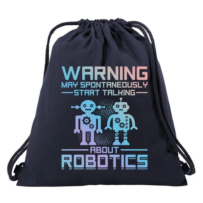 Funny Robot Robotics Robots Gift Drawstring Bag