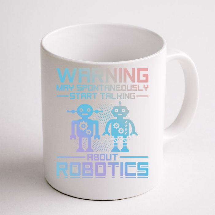 Funny Robot Robotics Robots Gift Front & Back Coffee Mug