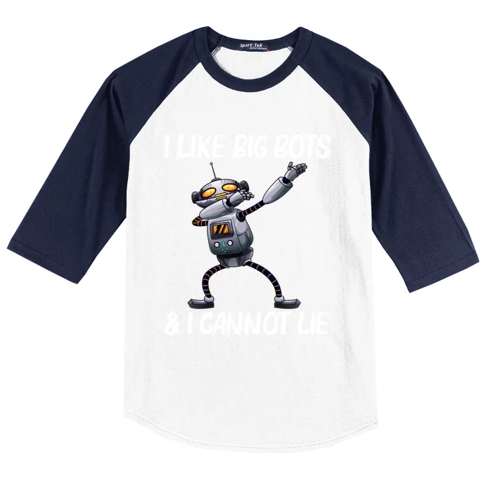 Funny Robot Robotics Technology Machine Robots Gift Baseball Sleeve Shirt