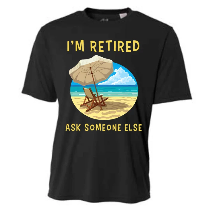 Funny Retired Retirement Gift Cooling Performance Crew T-Shirt