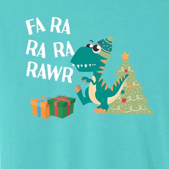 Fa Ra Ra Ra Rawr I Christmas Carol Dinosaur Gift ChromaSoft Performance T-Shirt