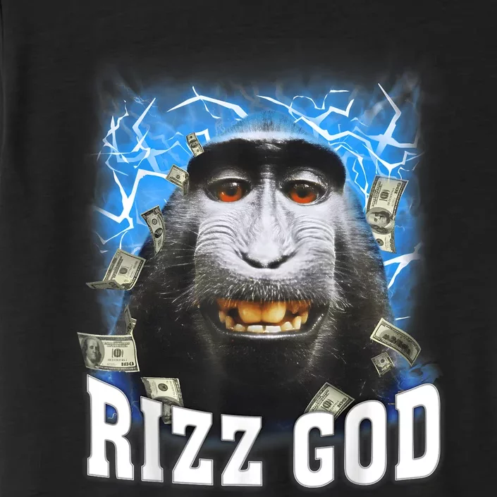 Funny Rizz Rizzler Rizz God Trending Meme Funny Rizz ChromaSoft Performance T-Shirt