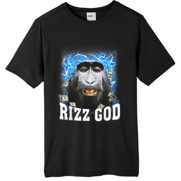 Funny Rizz Rizzler Rizz God Trending Meme Funny Rizz ChromaSoft Performance T-Shirt