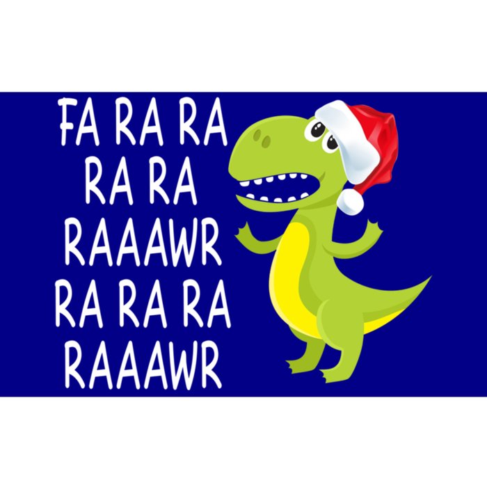 Fa Ra Ra Rawr Dinosaur Santa Hat Cute T Rex Gift Bumper Sticker