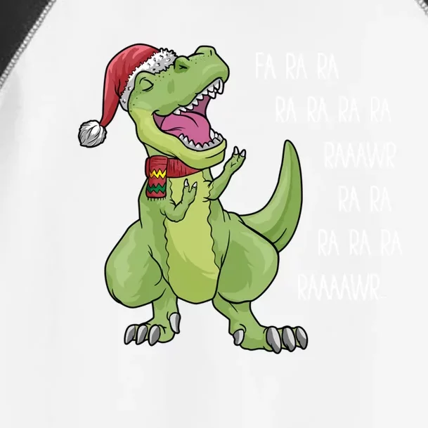 Fa Ra Ra Rawr Trex Dino Singing Great Gift Christmas Song Funny Gift Toddler Fine Jersey T-Shirt