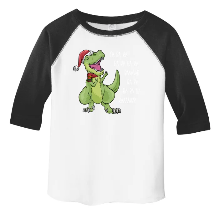 Fa Ra Ra Rawr Trex Dino Singing Great Gift Christmas Song Funny Gift Toddler Fine Jersey T-Shirt