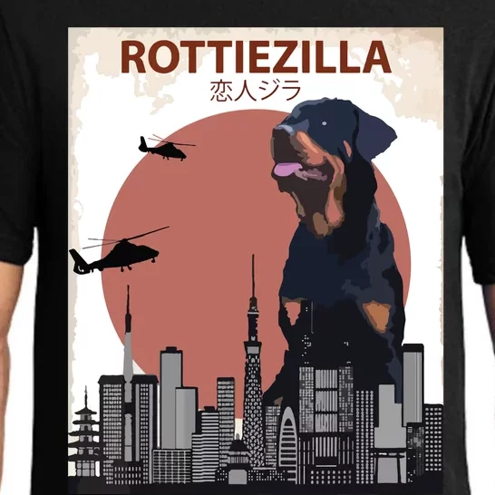 Funny Rottweiler Rottie Dog Lovers Gift Pajama Set