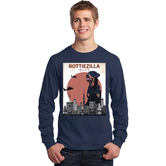 Funny Rottweiler Rottie Dog Lovers Gift Long Sleeve Shirt