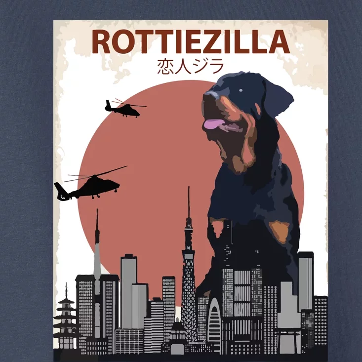 Funny Rottweiler Rottie Dog Lovers Gift Toddler T-Shirt