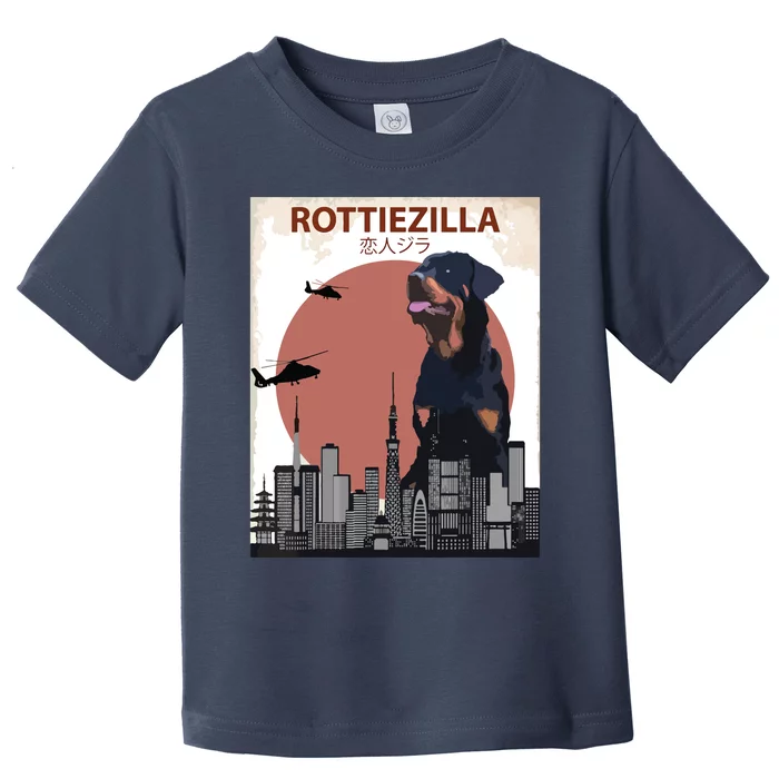 Funny Rottweiler Rottie Dog Lovers Gift Toddler T-Shirt