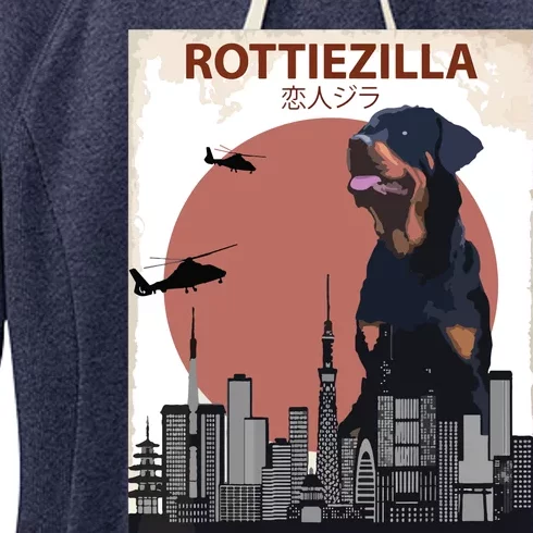 Funny Rottweiler Rottie Dog Lovers Gift Women's Fleece Hoodie