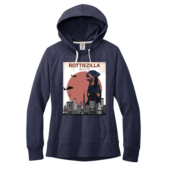 Funny Rottweiler Rottie Dog Lovers Gift Women's Fleece Hoodie