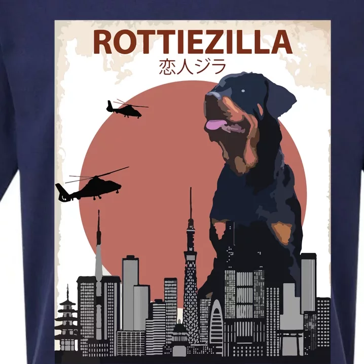 Funny Rottweiler Rottie Dog Lovers Gift Sueded Cloud Jersey T-Shirt