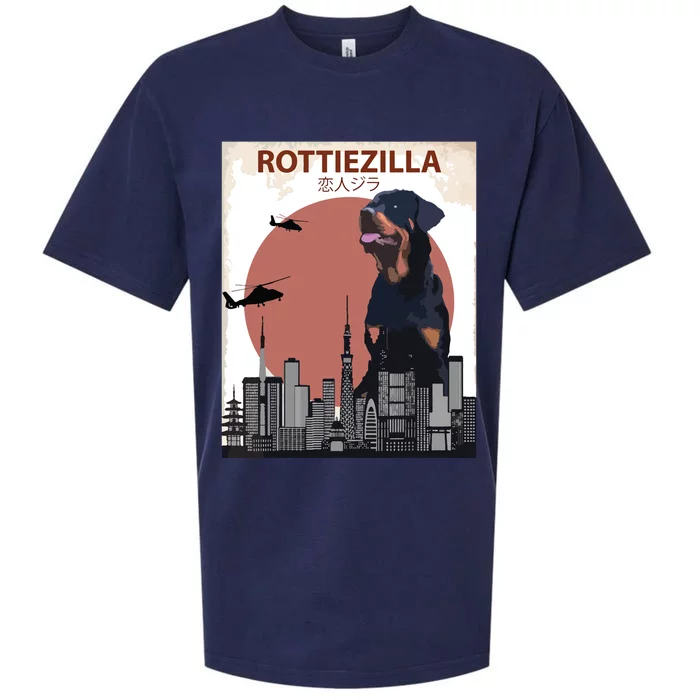 Funny Rottweiler Rottie Dog Lovers Gift Sueded Cloud Jersey T-Shirt