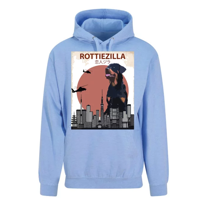 Funny Rottweiler Rottie Dog Lovers Gift Unisex Surf Hoodie