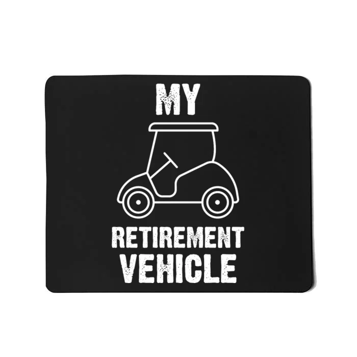 Funny Retirement Retired Golf Gift Mousepad