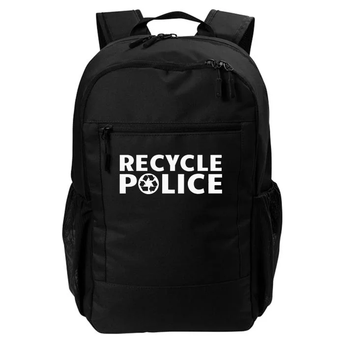 Funny Recycling Recycle Police Daily Commute Backpack