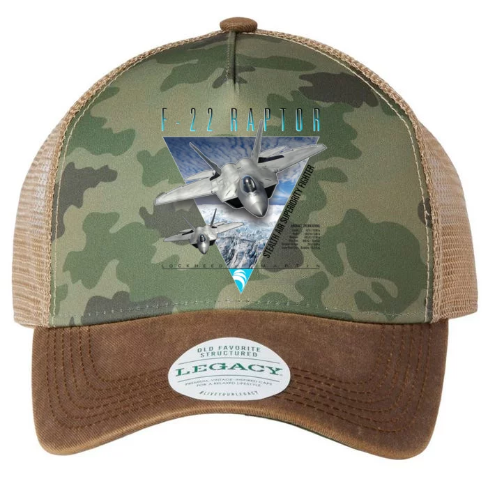 F22 Raptor Stealth Air Superiority Fighter Legacy Tie Dye Trucker Hat