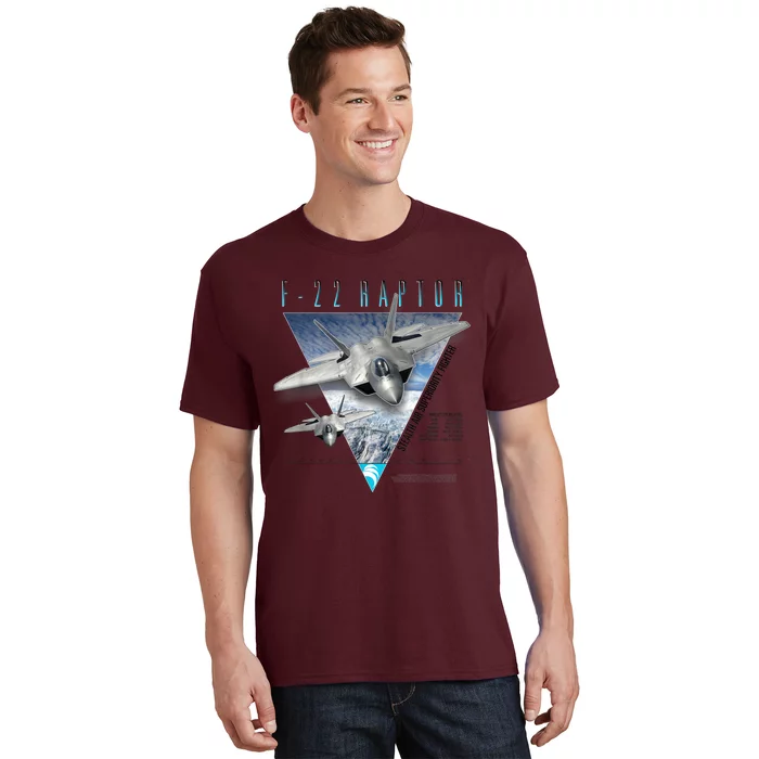 F22 Raptor Stealth Air Superiority Fighter T-Shirt