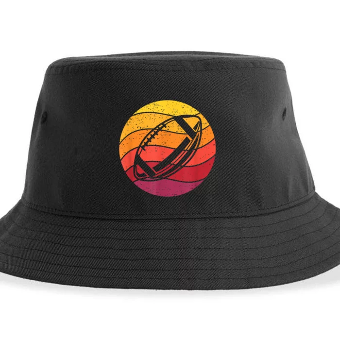 Football Retro Style Vintage Sustainable Bucket Hat